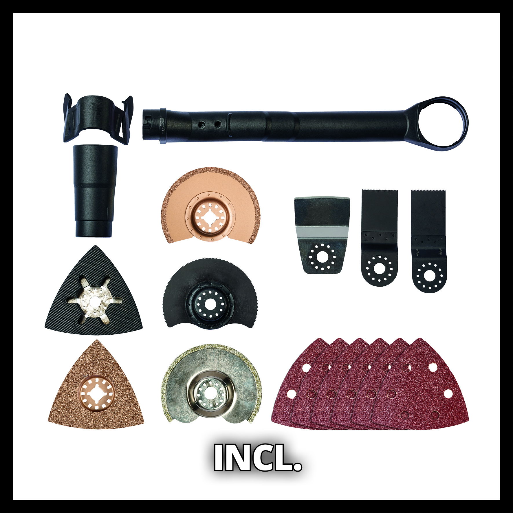 Multiverktyg Einhell TE-MG 300 E med tillbehörskit