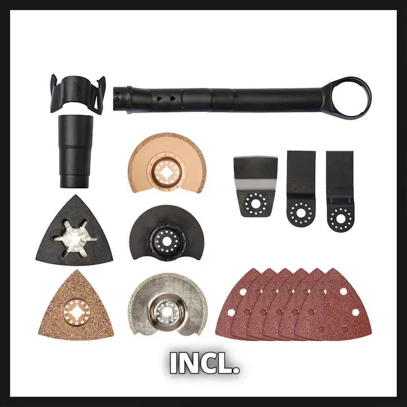 Multiverktyg Einhell TE-MG 300 E med tillbehörskit