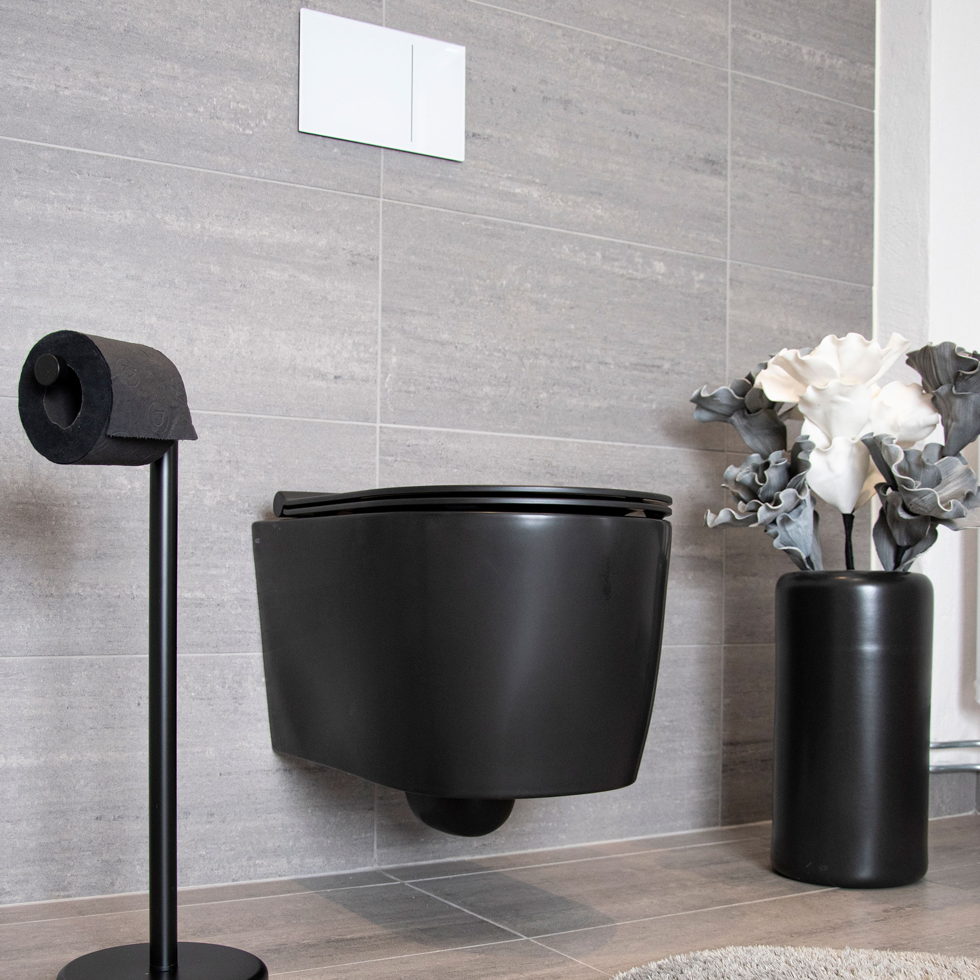 Toalettpaket LH Elba med WC-fixtur och Spolplatta