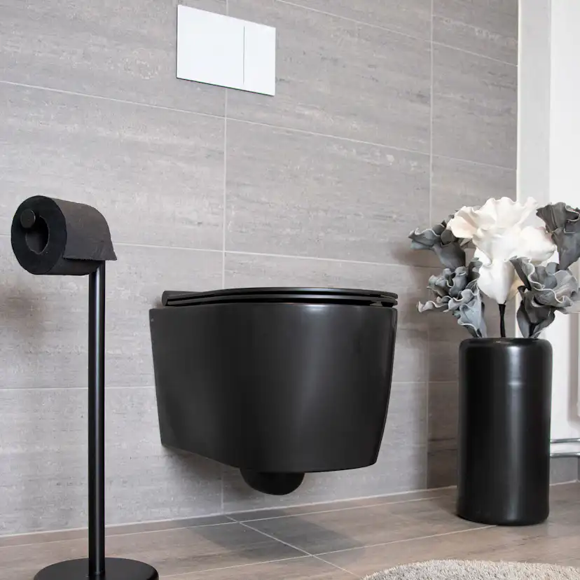 Toalettpaket LH Elba med WC-fixtur och Spolplatta