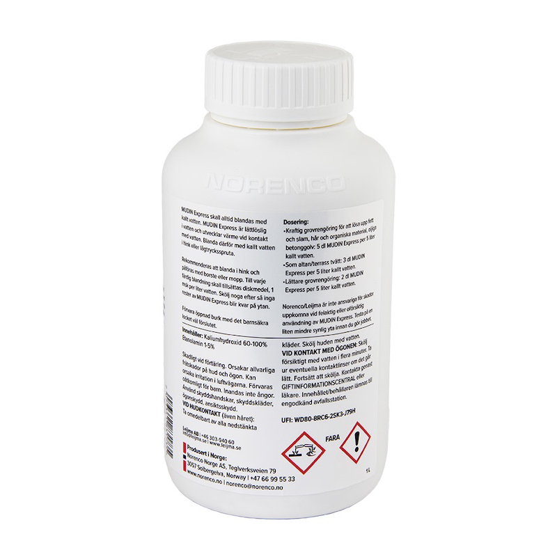 Fettlösare Norenco MUDIN Express 1 L