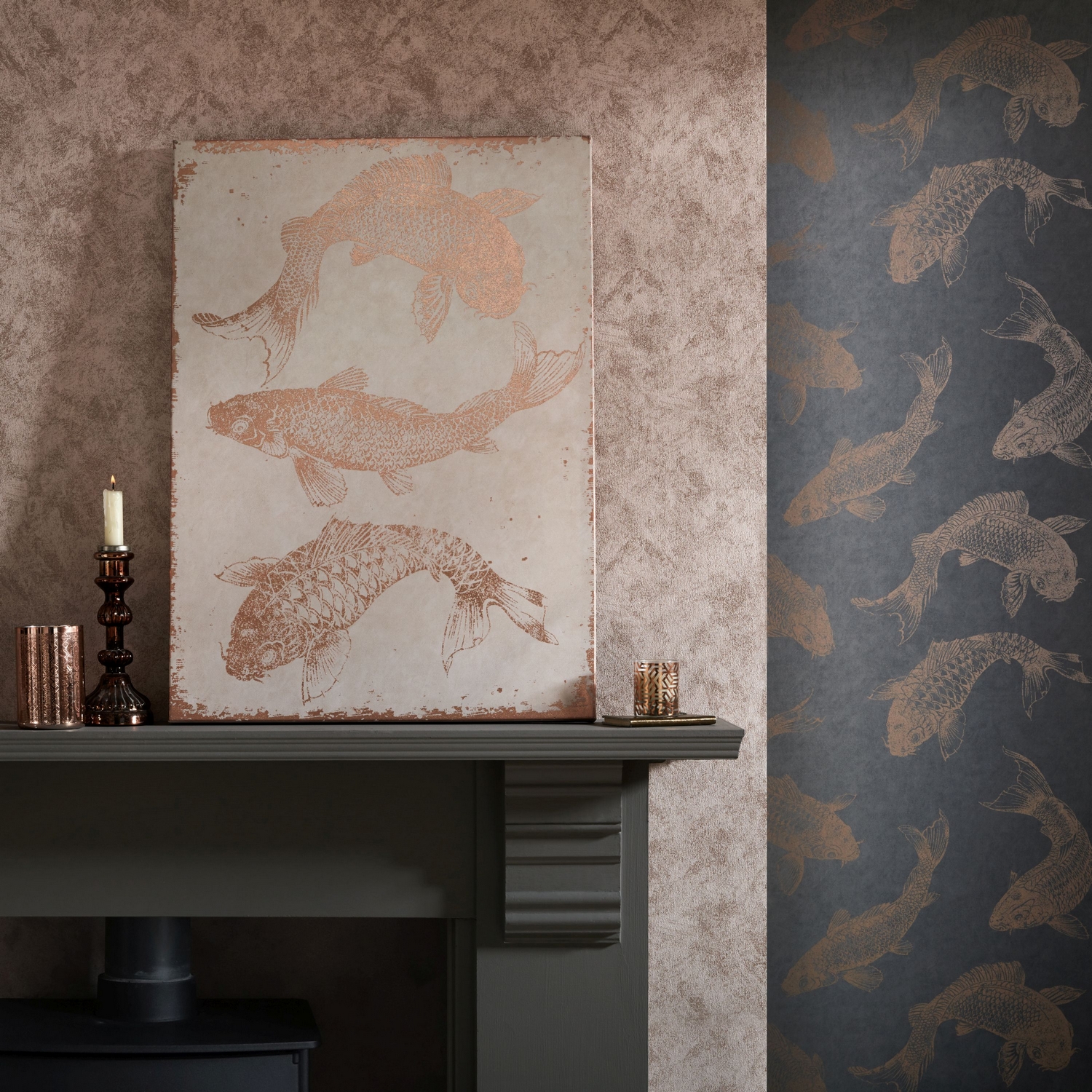Tavla Art for the Home Koi Karp