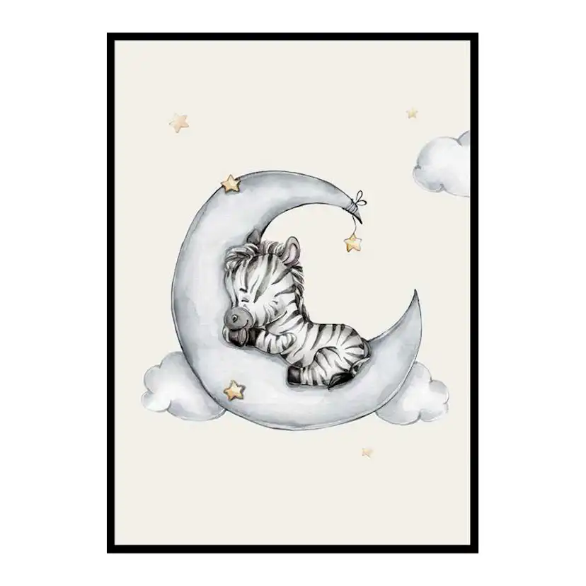 Poster Gallerix Sleeping Zebra