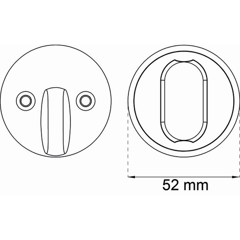 Cylindervredsats Habo F40 för Dörrtjocklek 38-90 mm