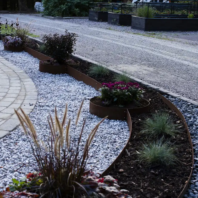 Planteringskant Flexigarden Svart 180 mm Cirkel
