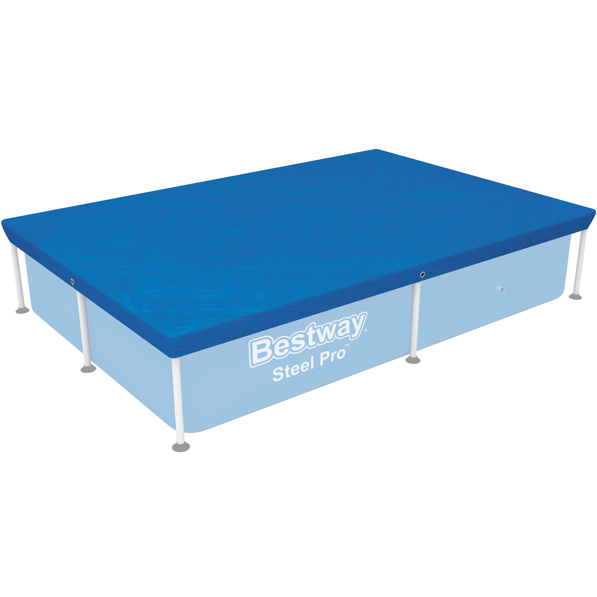 Poolöverdrag Bestway Flowclear Rektangulärt 2,21 x 1,5 m