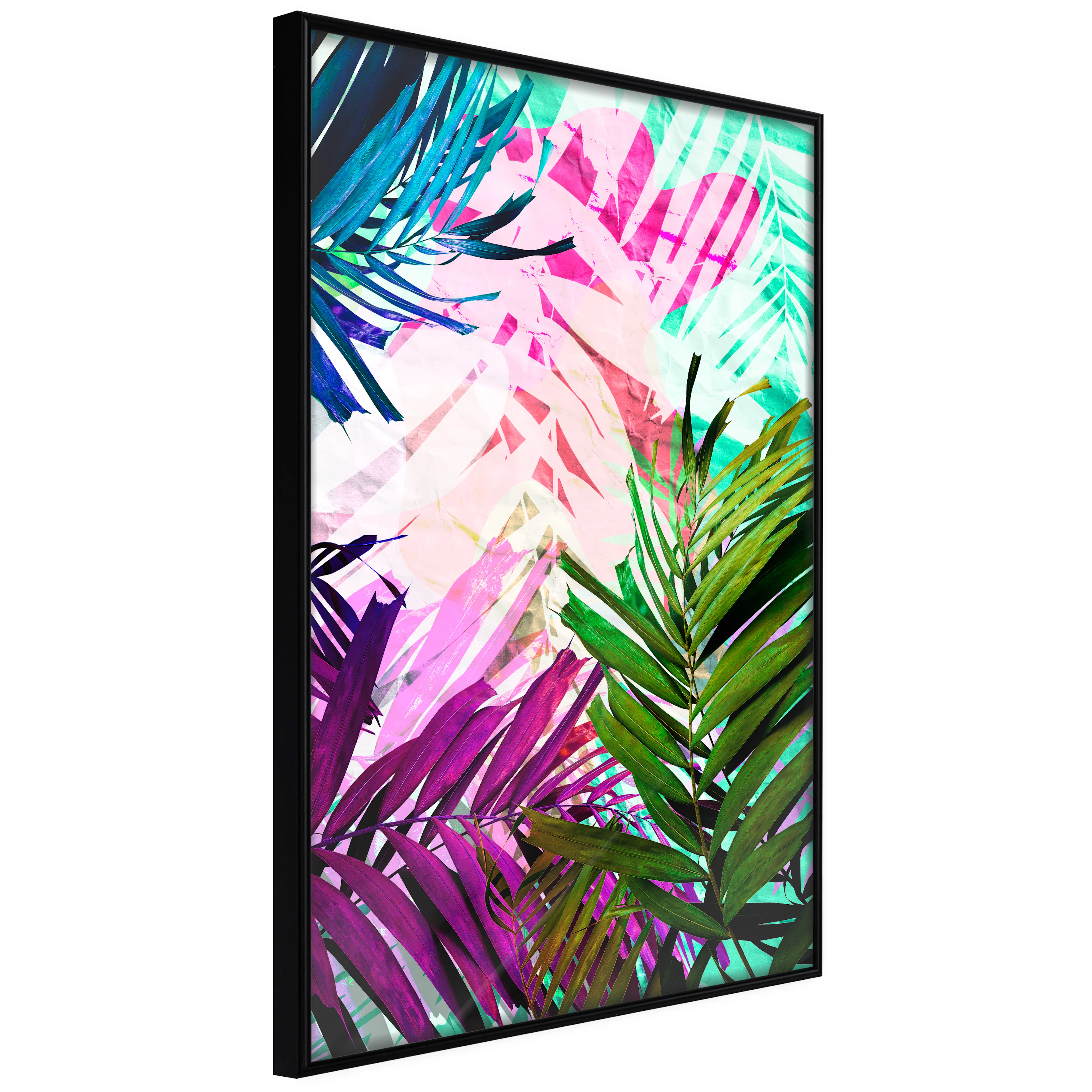 Affisch - Colourful Rustle [Poster] 40x60 Svart ram, 40x60 cm