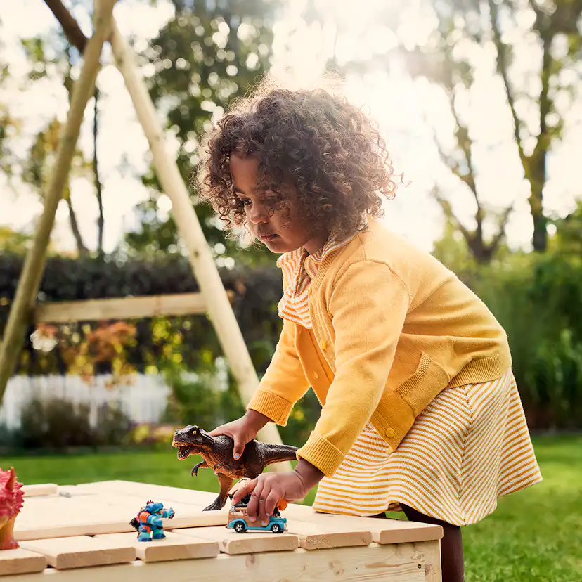 Sandlåda Jabo med Bänk och Lock Trävit 120x120 cm