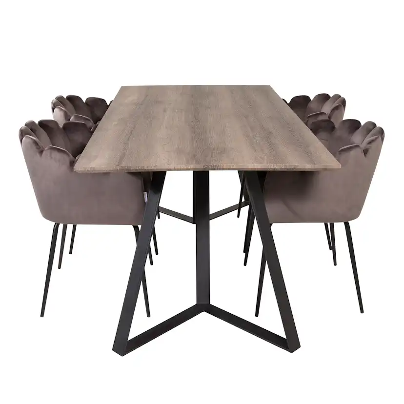 Matgrupp furniture/fashion Madde med 4 Limhamn Stolar