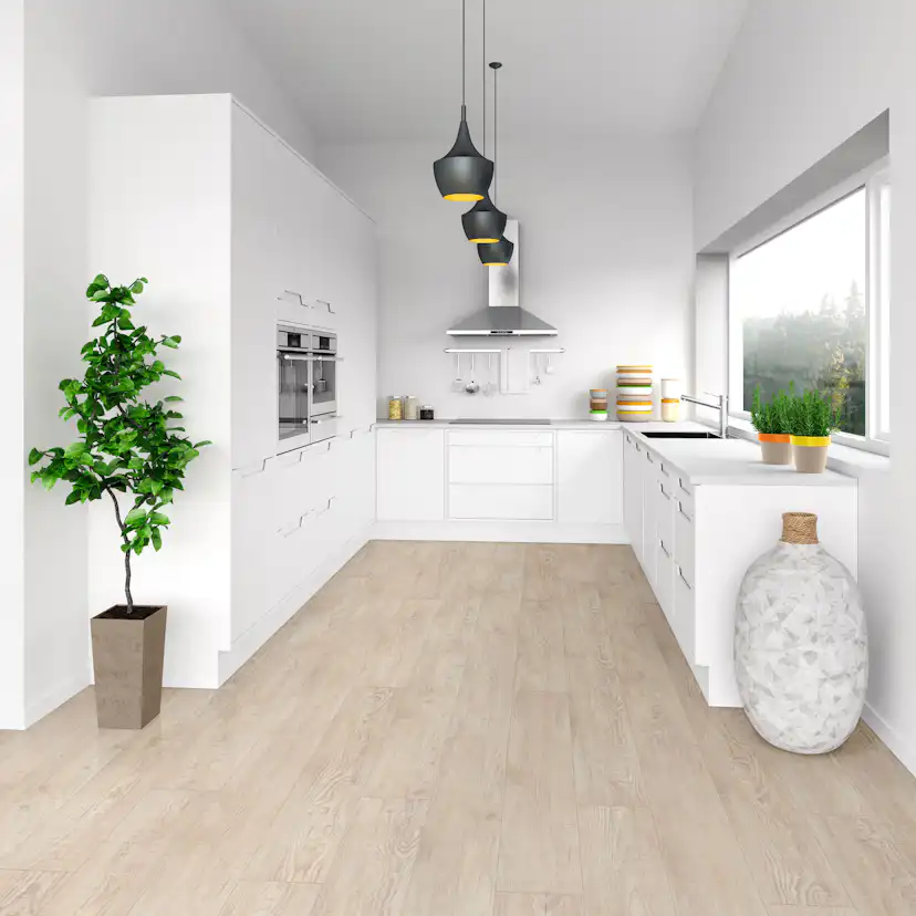 Vinylgolv Forbo Enduro Click med Klickfunktion White pine/Beige