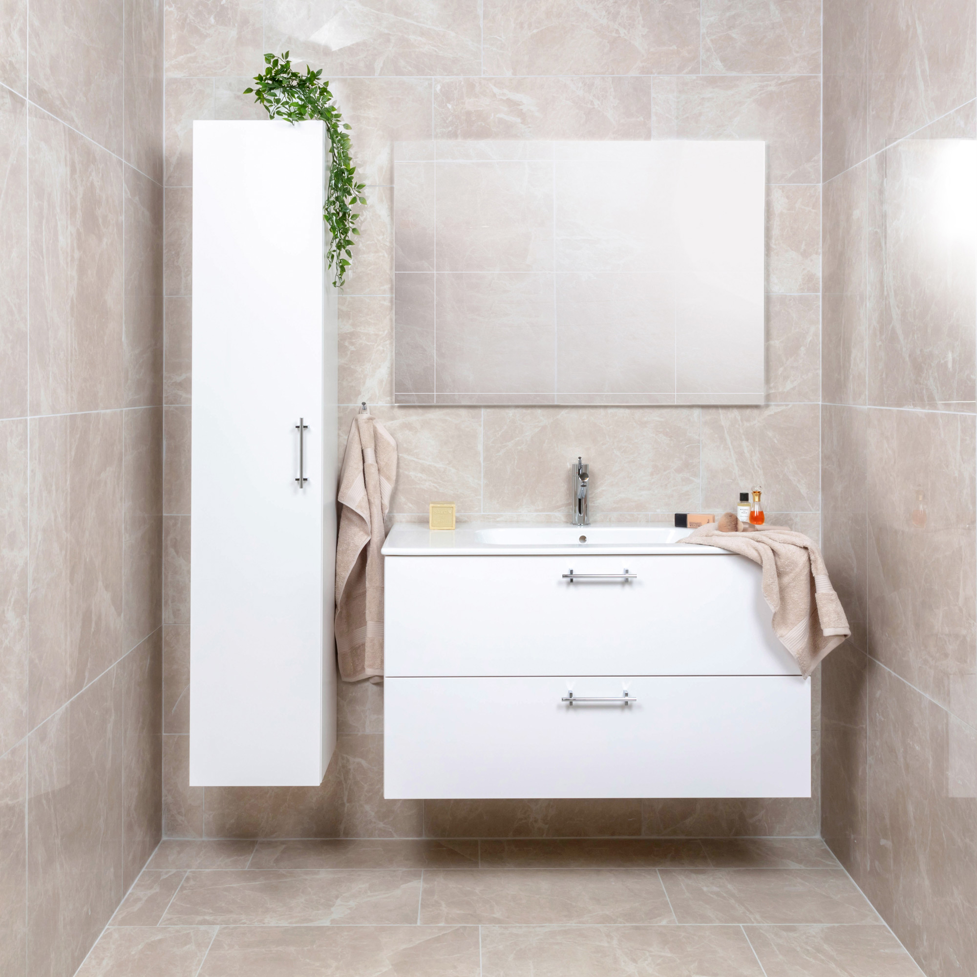 Klinker Fioranese Marmorea2 Oxford Greige 60x60 cm Blank