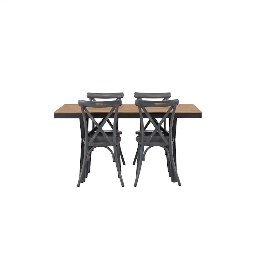 Matgrupp Venture Home Garcia Bord med 4 Tablas Stolar