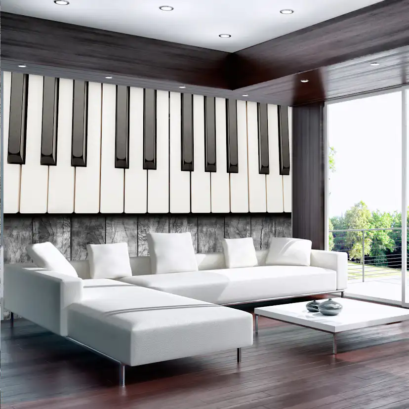 Fototapet Arkiio Inspired By Chopin Grey Wood