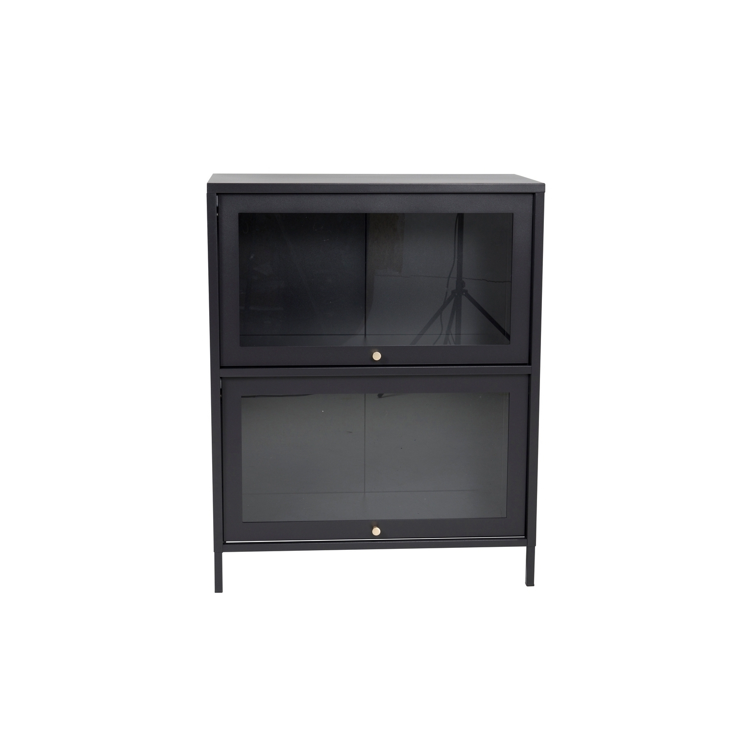 Bakal - Low cabinet - Black Svart