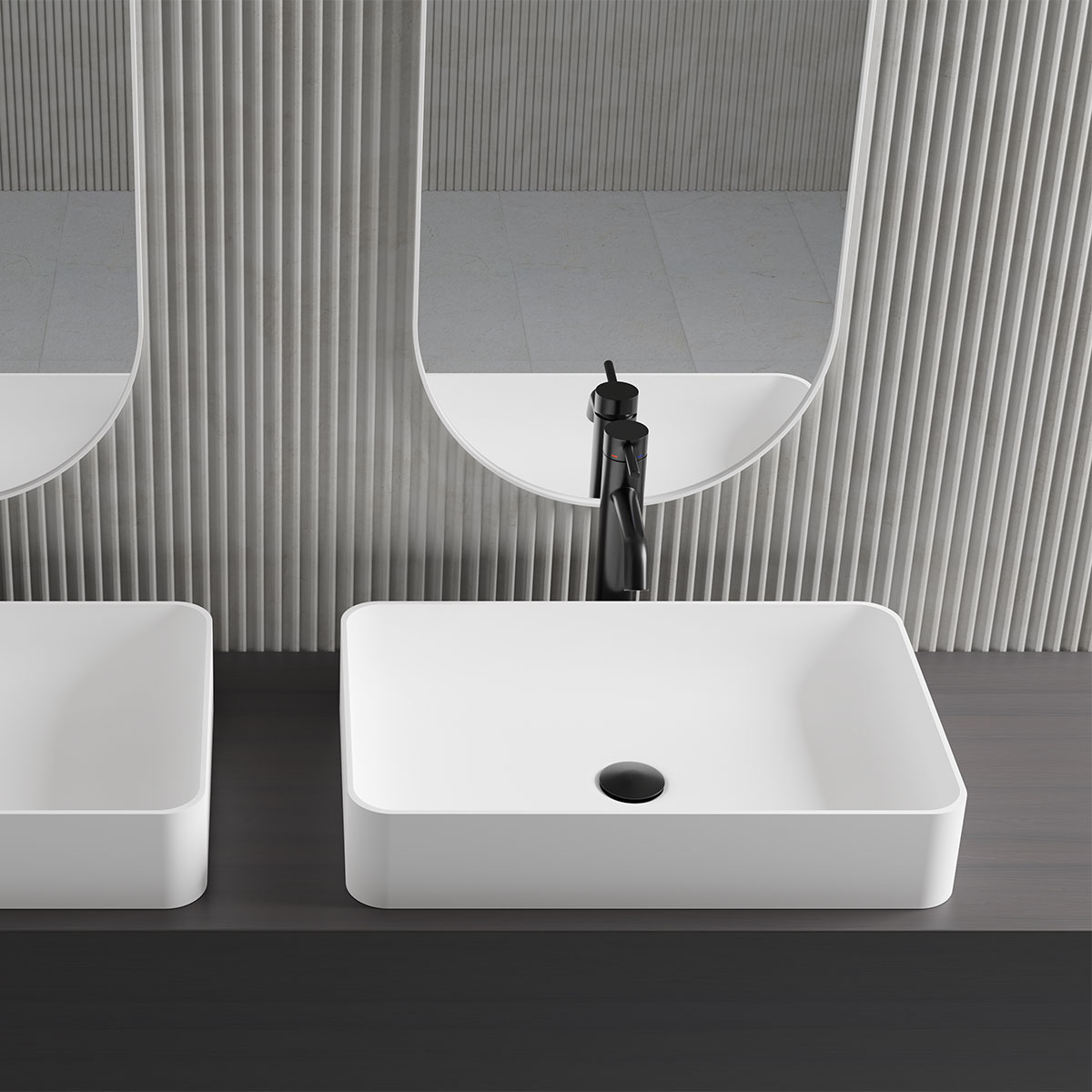 Tvättställ Scandtap Solid S2
