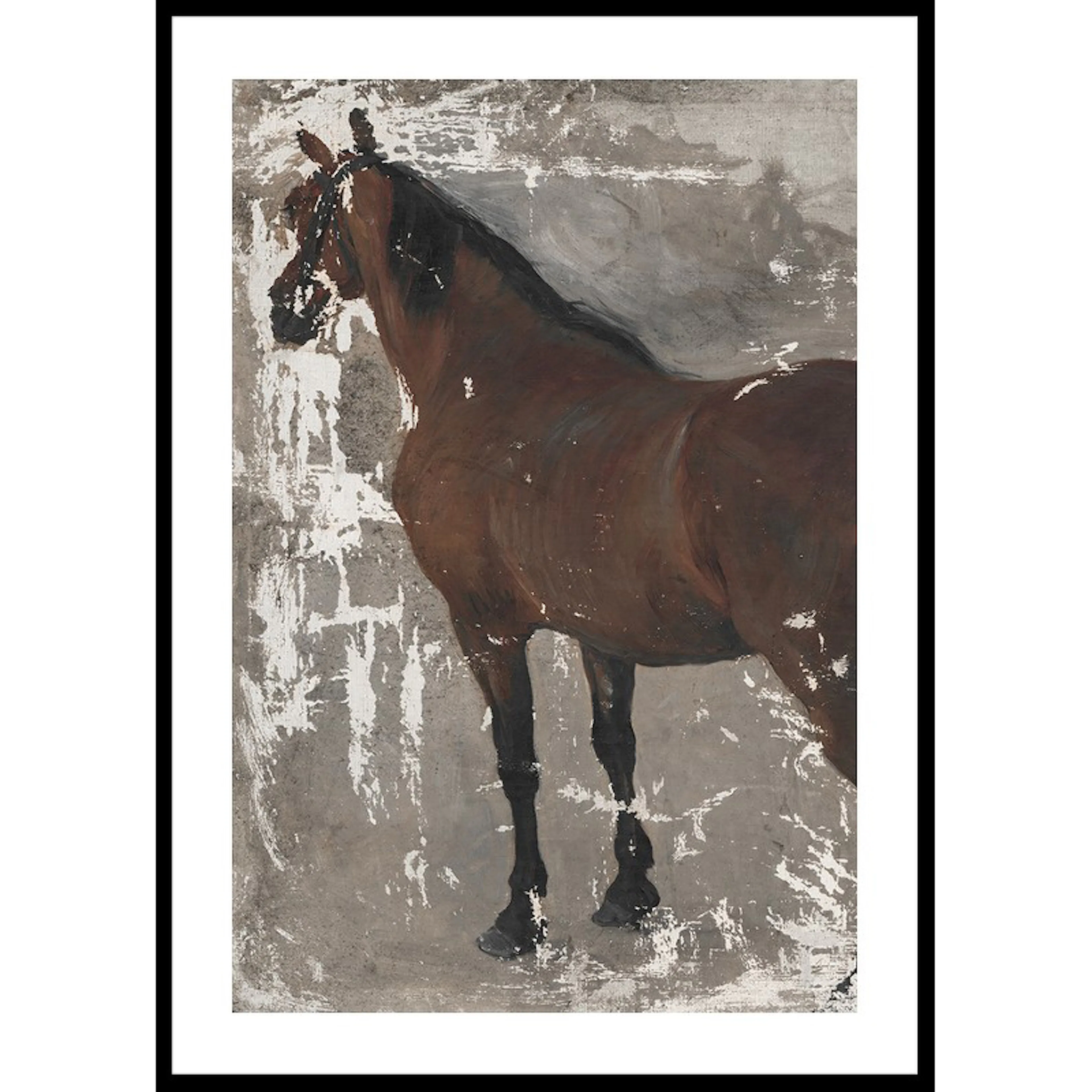 Poster Gallerix Štúdia koňa By Jozef Hanula