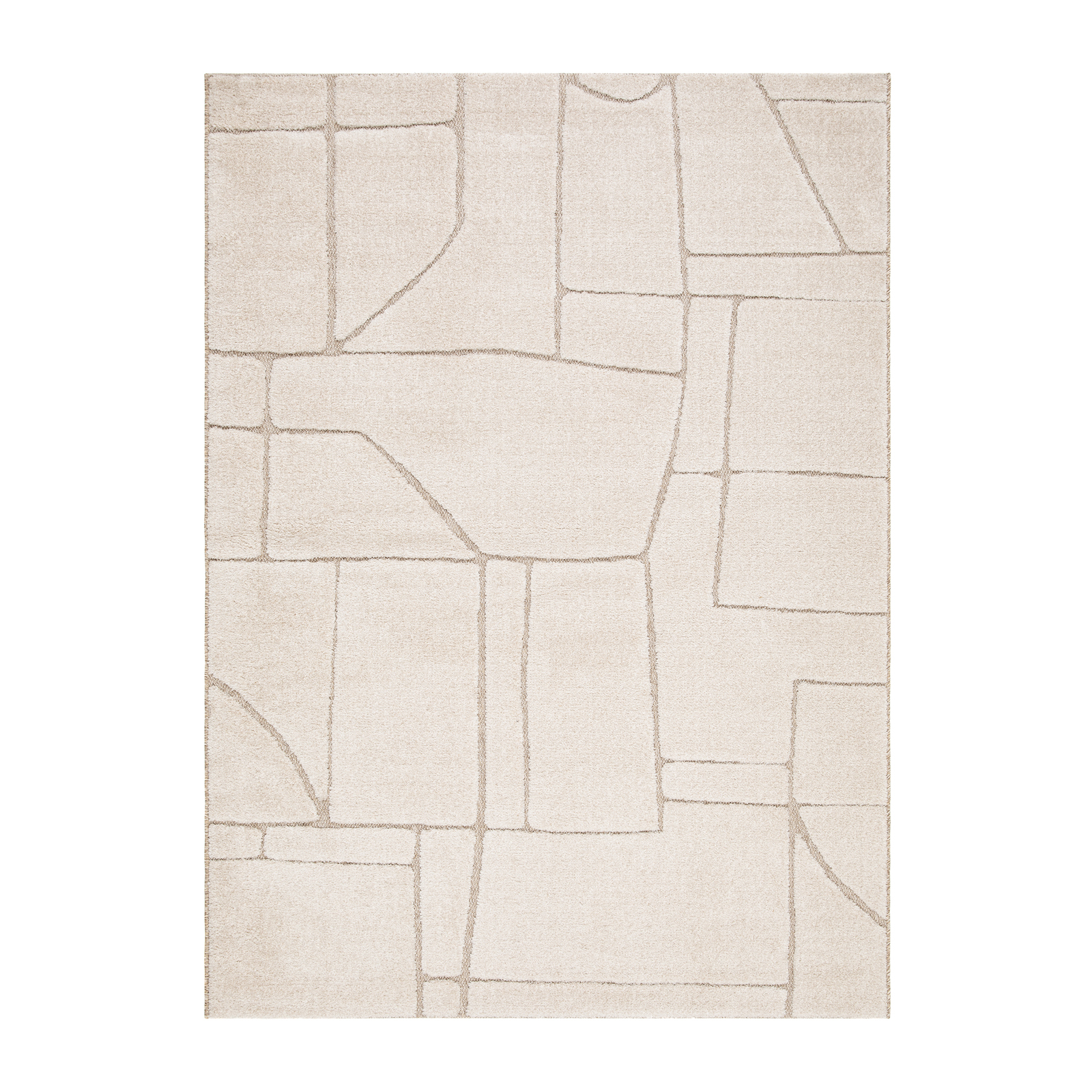 Ryamatta KM Carpets Nature Shape Modern Creme Natur Vit