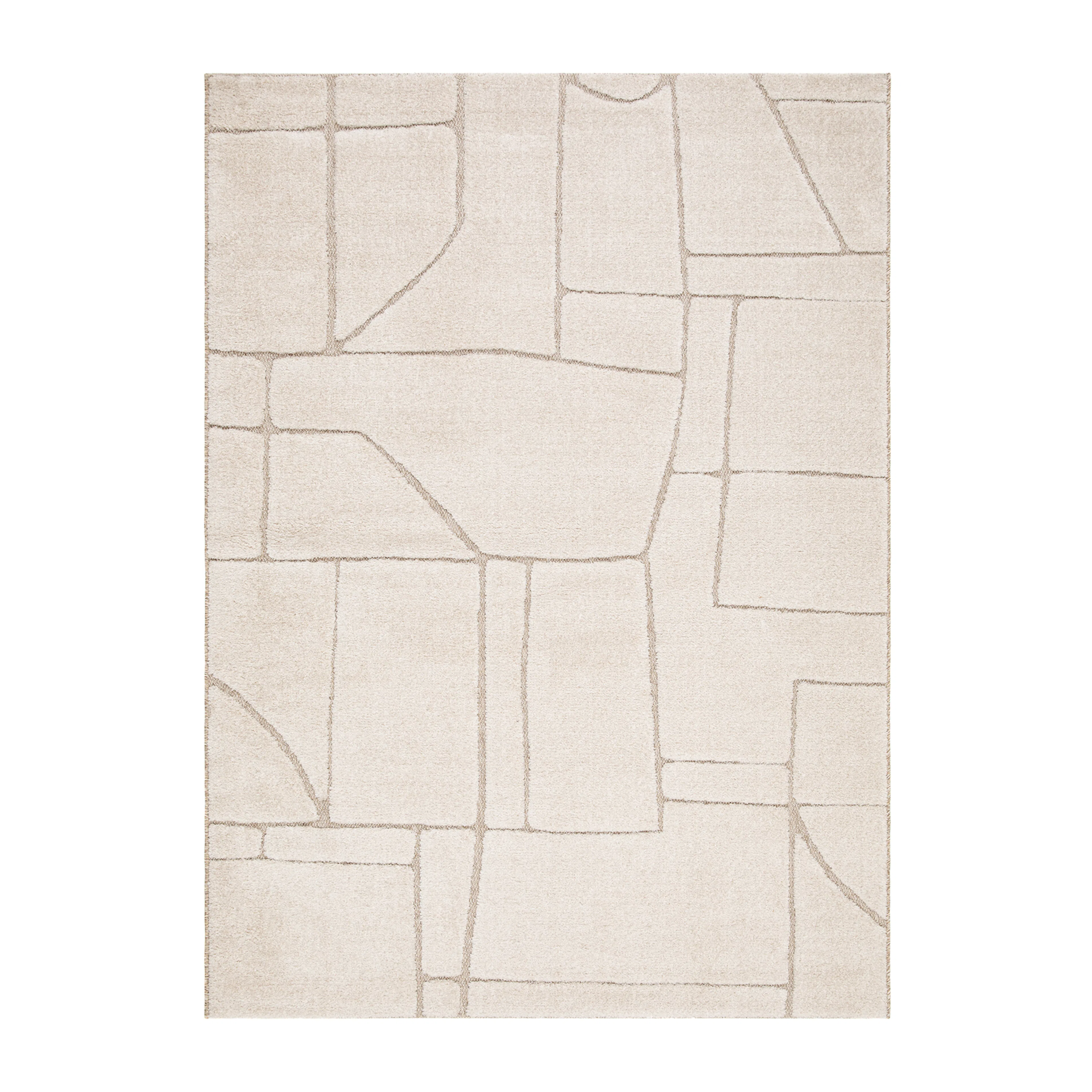 Ryamatta KM Carpets Nature Shape Modern Creme Natur Vit