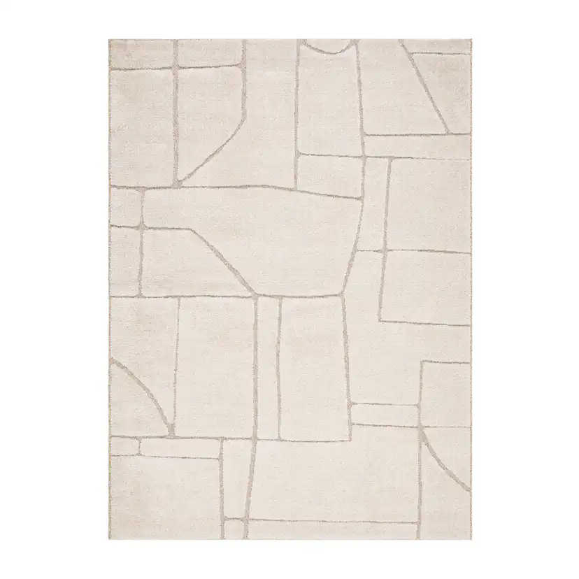 Ryamatta KM Carpets Nature Shape Modern Creme Natur Vit