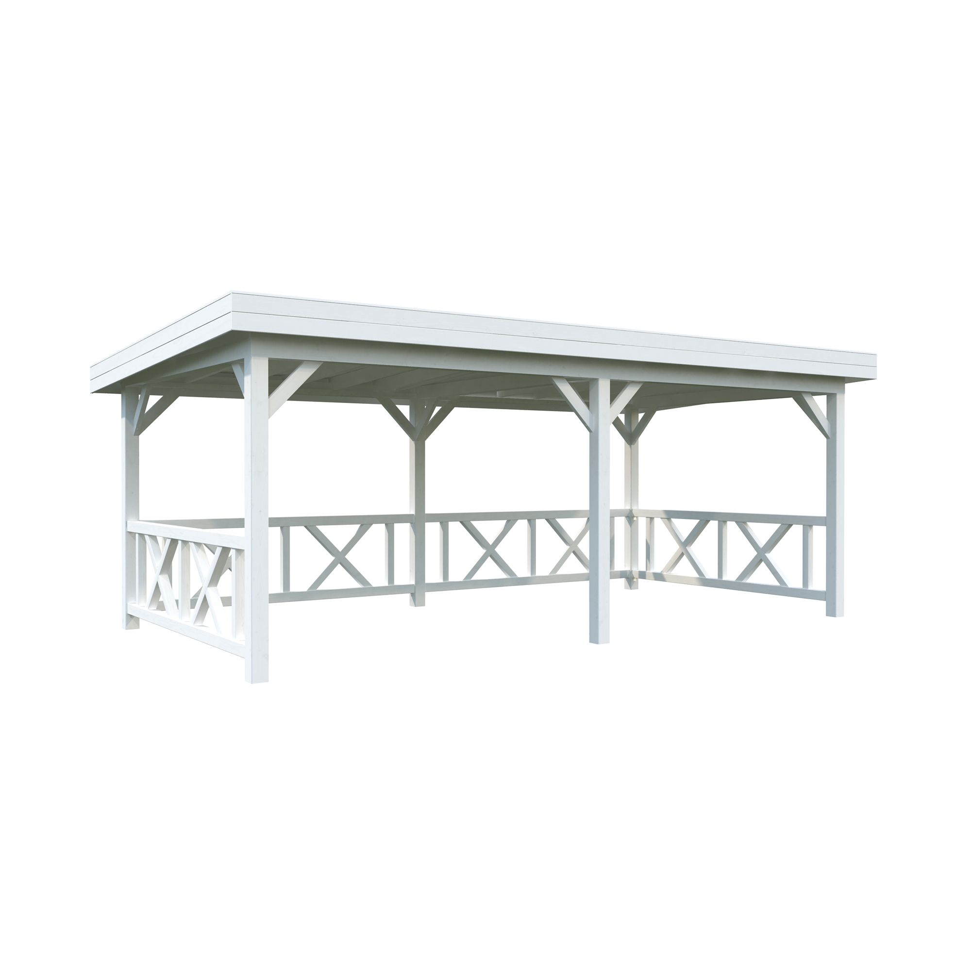 Lenna 16,6 m2 Set 307 PNT9016W5 Behandling: Målad vit