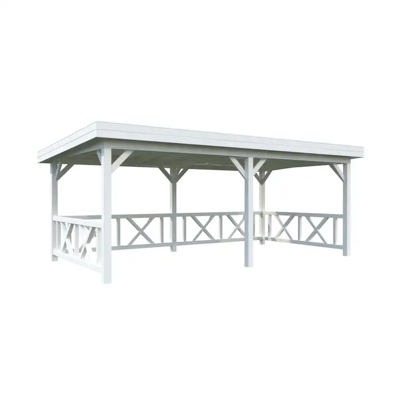 Lenna 16,6 m2 Set 307 PNT9016W5 Behandling: Målad vit