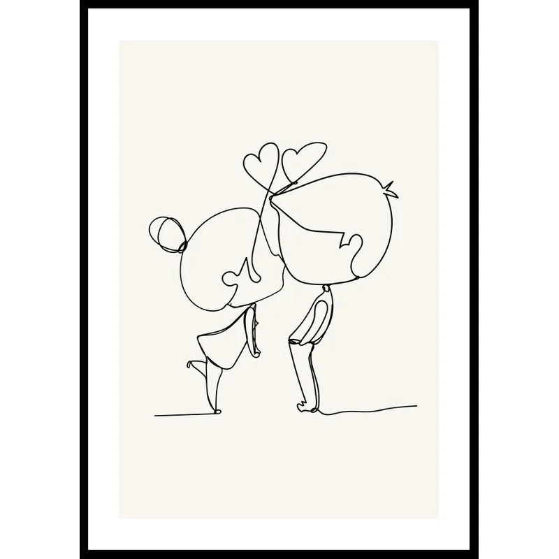 Poster Gallerix Contour of Affection