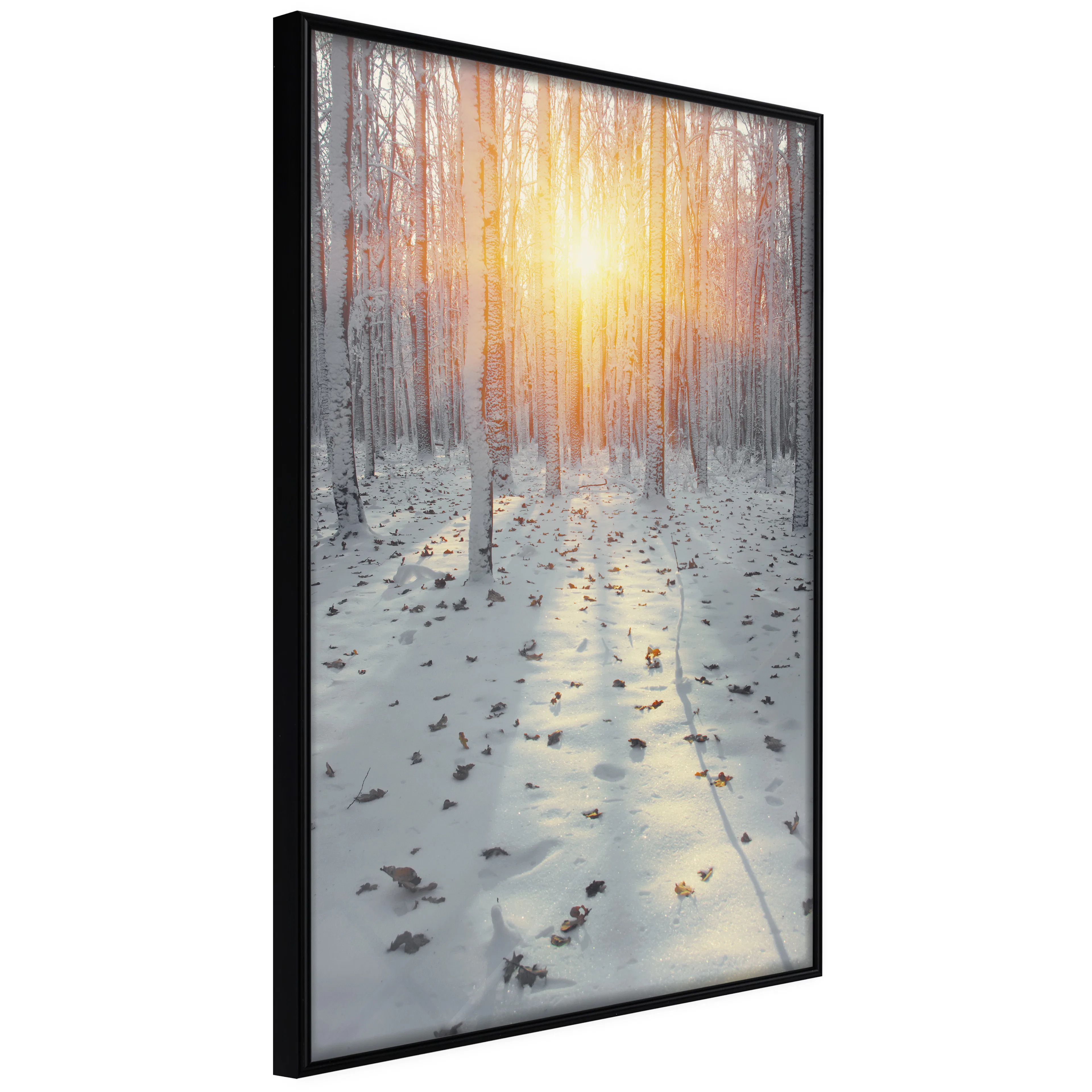 Affisch - Winter Afternoon [Poster] 40x60 Svart ram, 40x60 cm