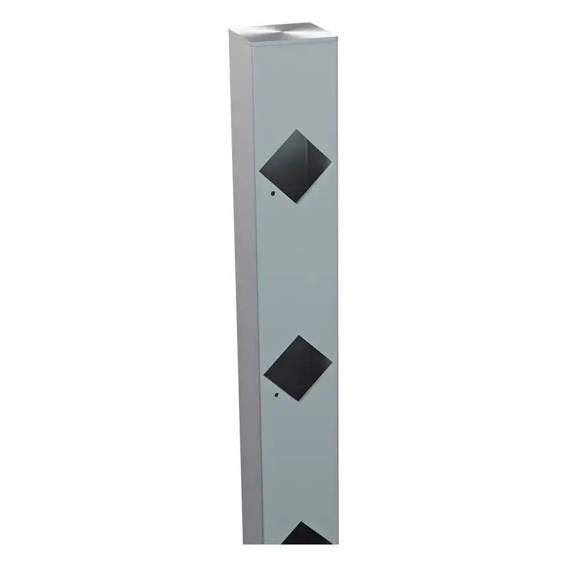 Staketstolpe Möckeln 745 mm Ändstolpe NATURGRÅ Höjd: 745 mm, Naturgrå