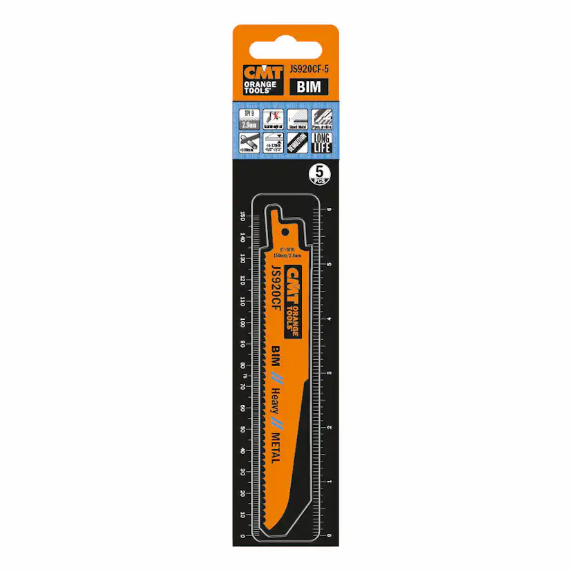 Tigersågblad CMT Orange Tools Metall 150mm BIM Heavy 5 st JS920CF-5