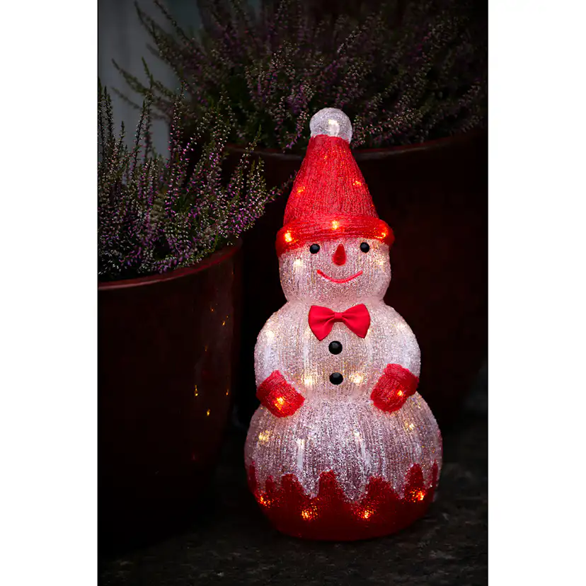 Dekorationsbelysning Gnosjö Konstsmide Snögubbe 40 LED
