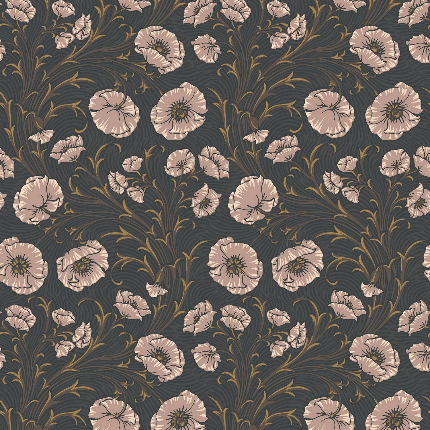 Tapet Boråstapeter Poppy Flow 2268