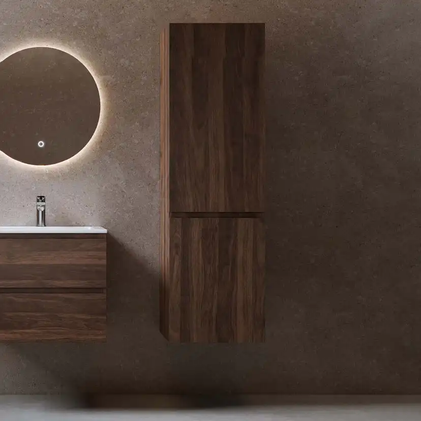 Sidoskåp Bathlife Eufori Valnöt