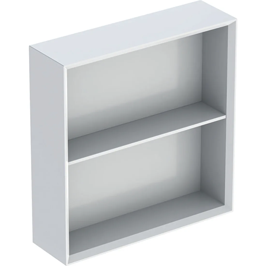 GEBERIT ICON HYLLA KVADRAT B45 VIT / LACKERAD HÖGBLANK Vit