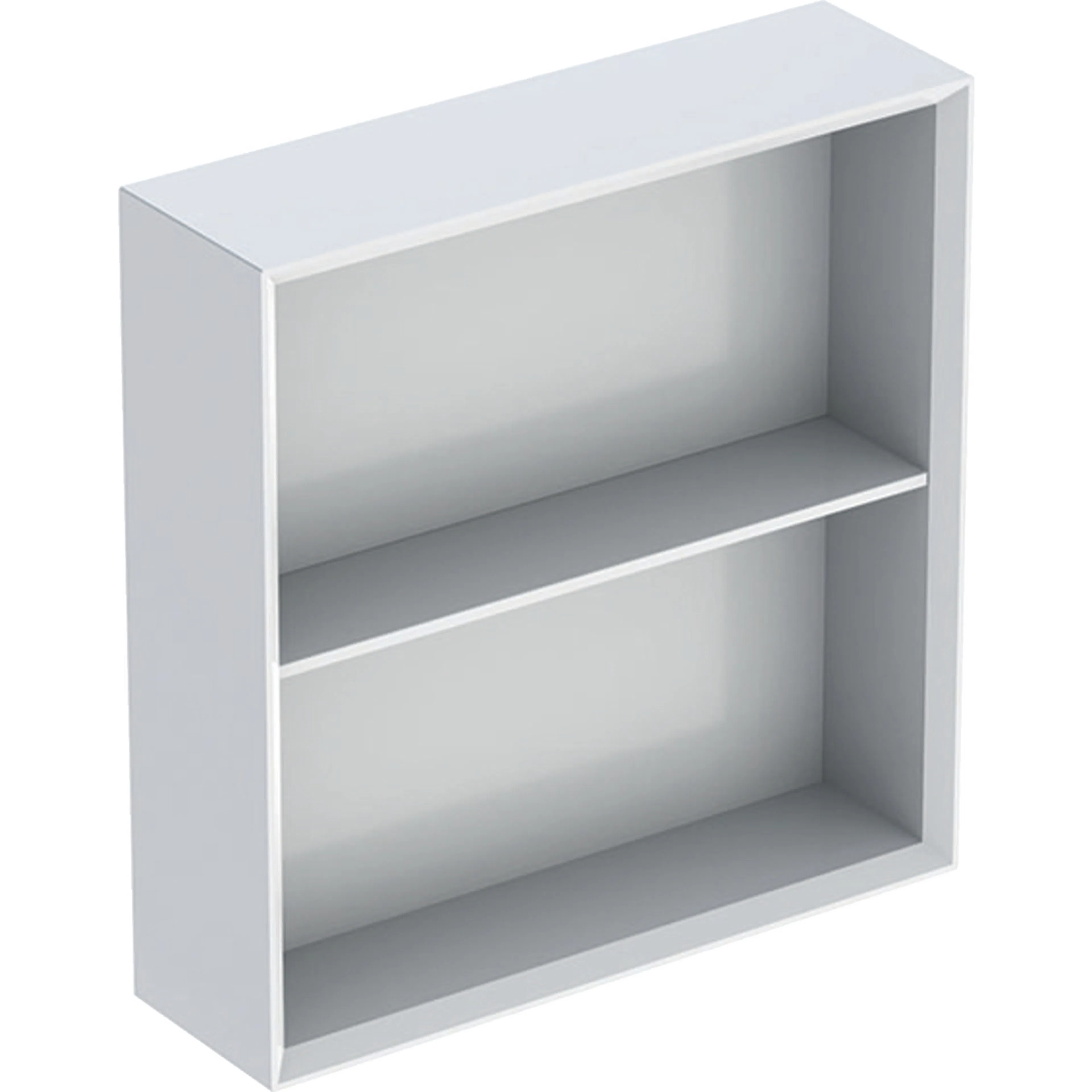 GEBERIT ICON HYLLA KVADRAT B45 VIT / LACKERAD HÖGBLANK Vit