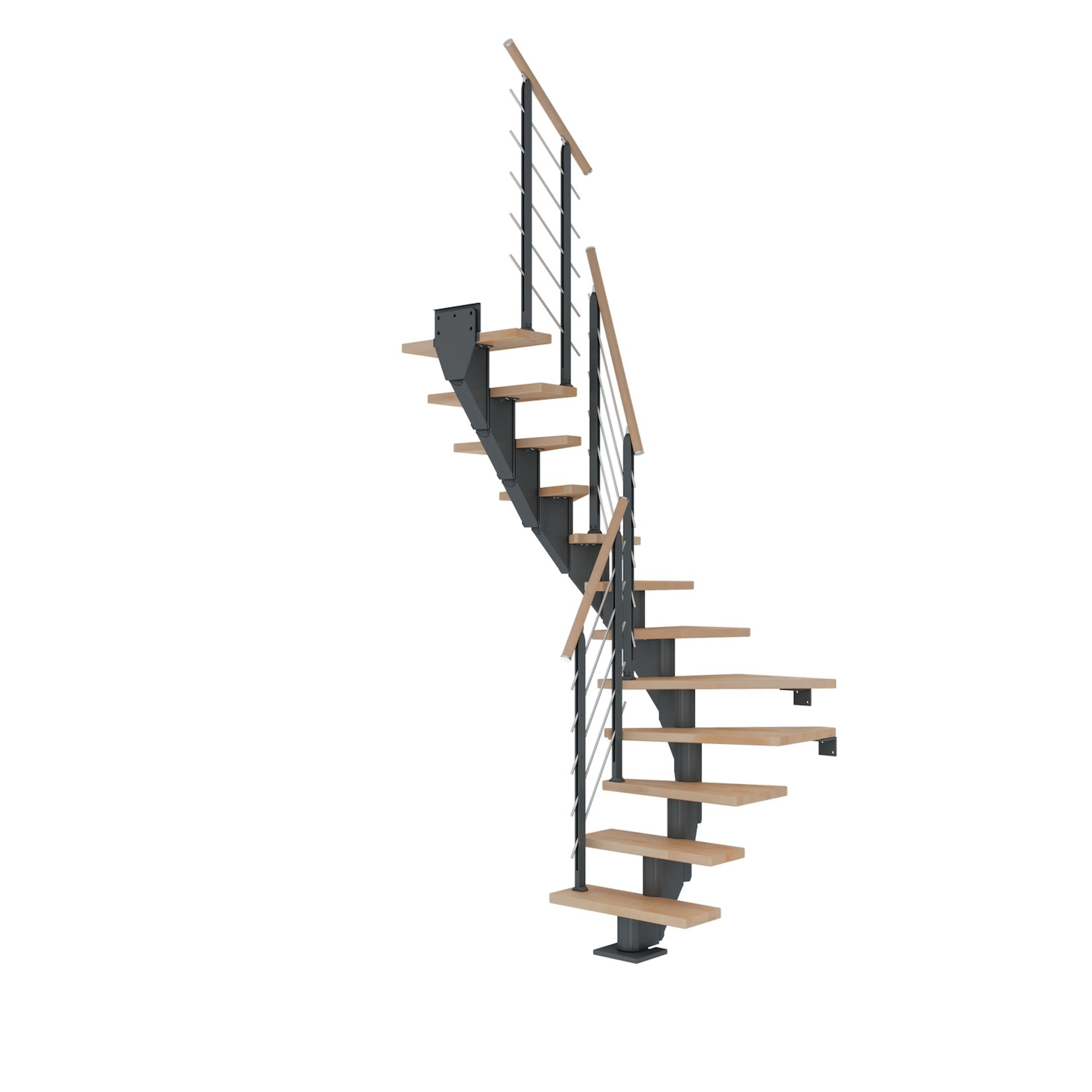 FRANKFURT bok oljad 1/2 antracit DESIGN 12T 65W Antracit, LxB: 1420x690 mm