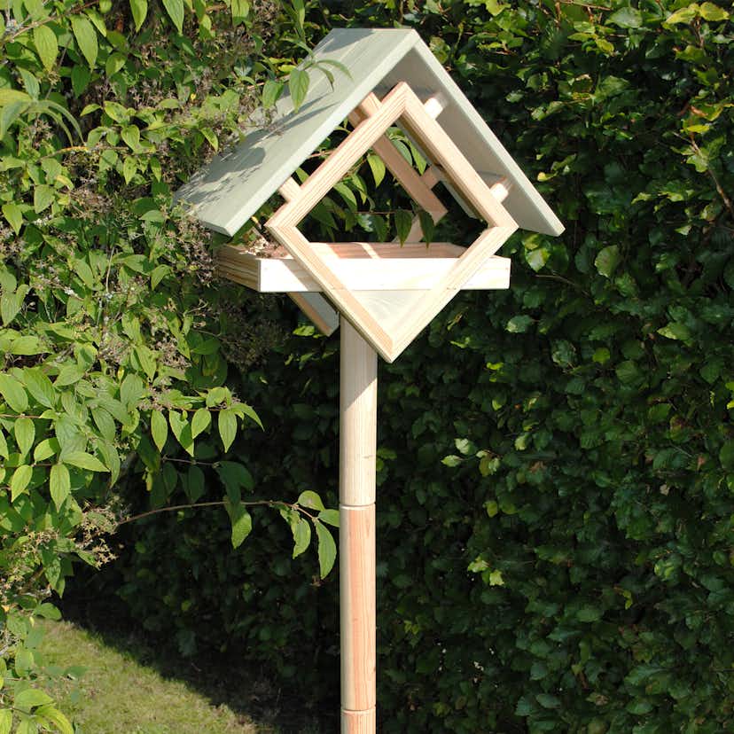 Fågelmatare Hortus Furu Olivgrön Med Stativ