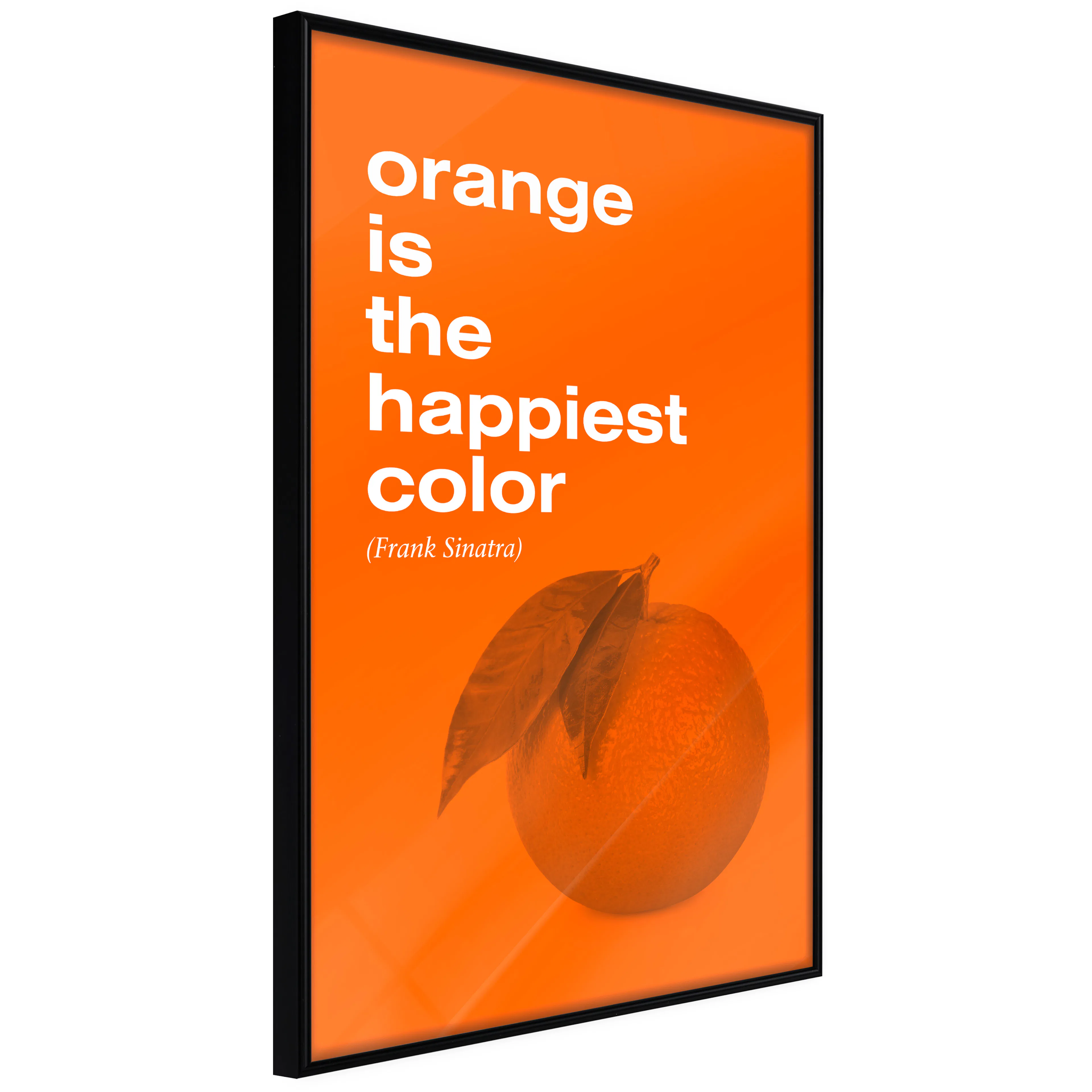 Affisch - The Happiest Colour [Poster] 40x60 Svart ram, 40x60 cm