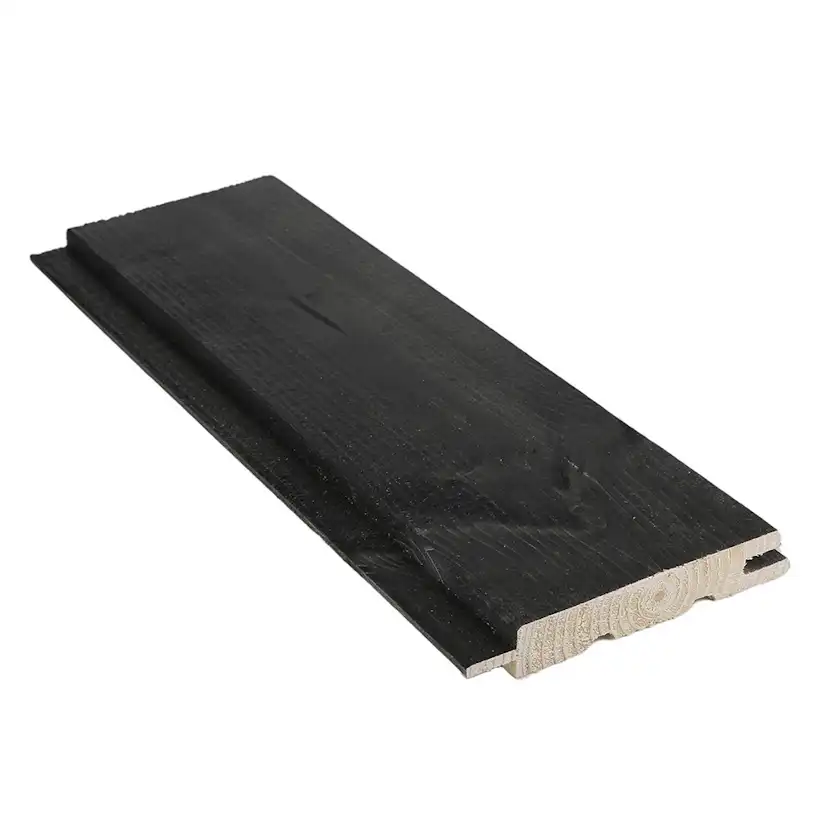 Bastupanel - Gran - Bastuskyddad Svart Svart