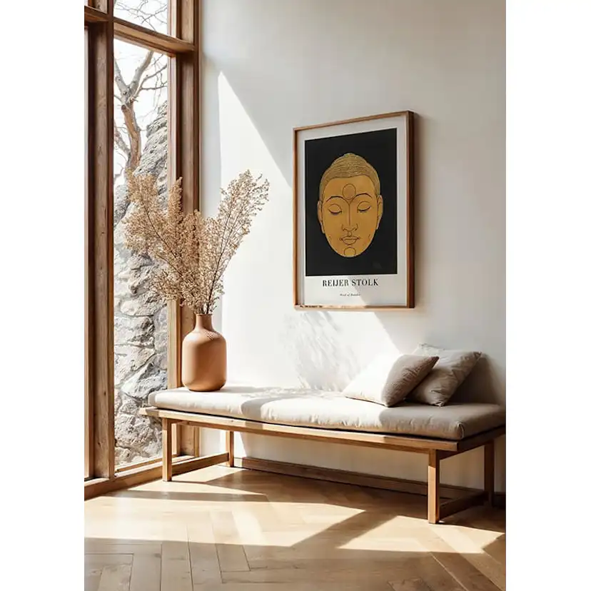 Poster Gallerix Head Of Buddha By Reijer Stolk