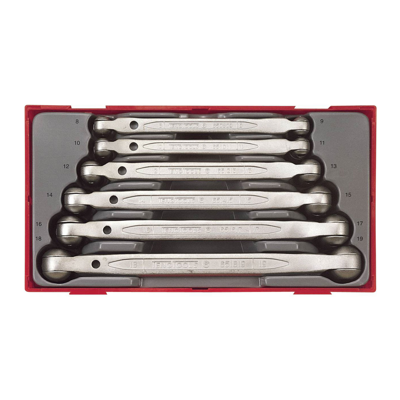 Ledhylsnyckelsats 6 delar Teng Tools TT6506