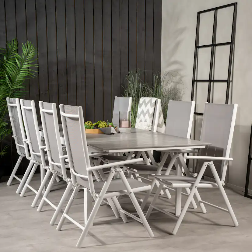 Matgrupp Venture Home Lova 160/240 med 8 Bront Stolar