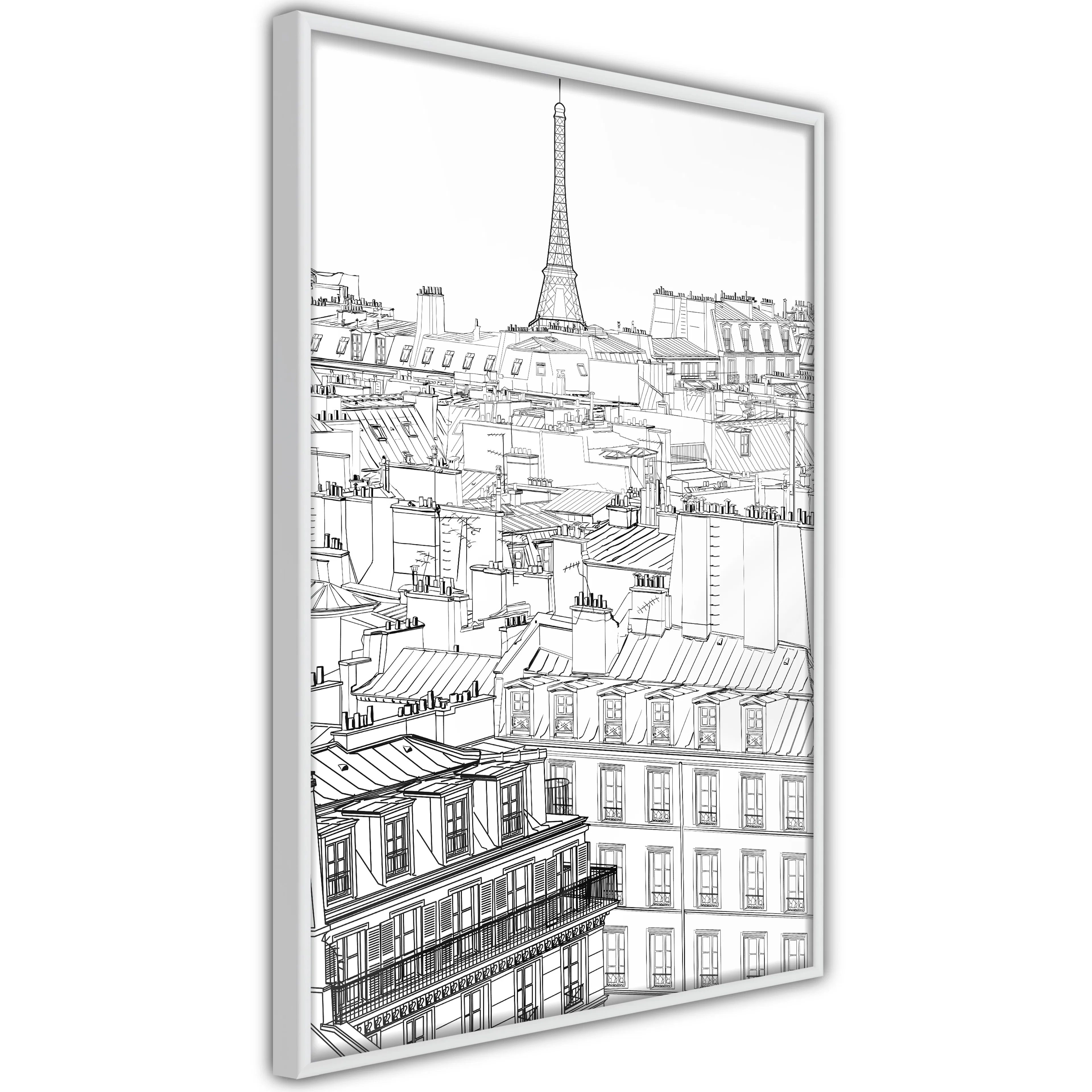 Poster Artgeist Affisch Sketch of Paris