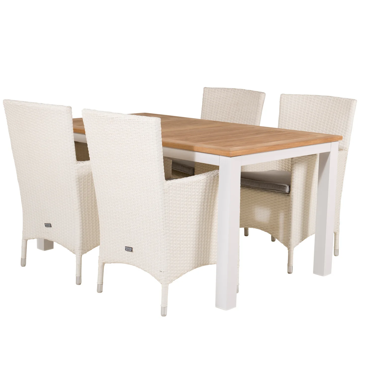 Matgrupp Venture Home Perla 152/210 med 4 Milwa Stolar