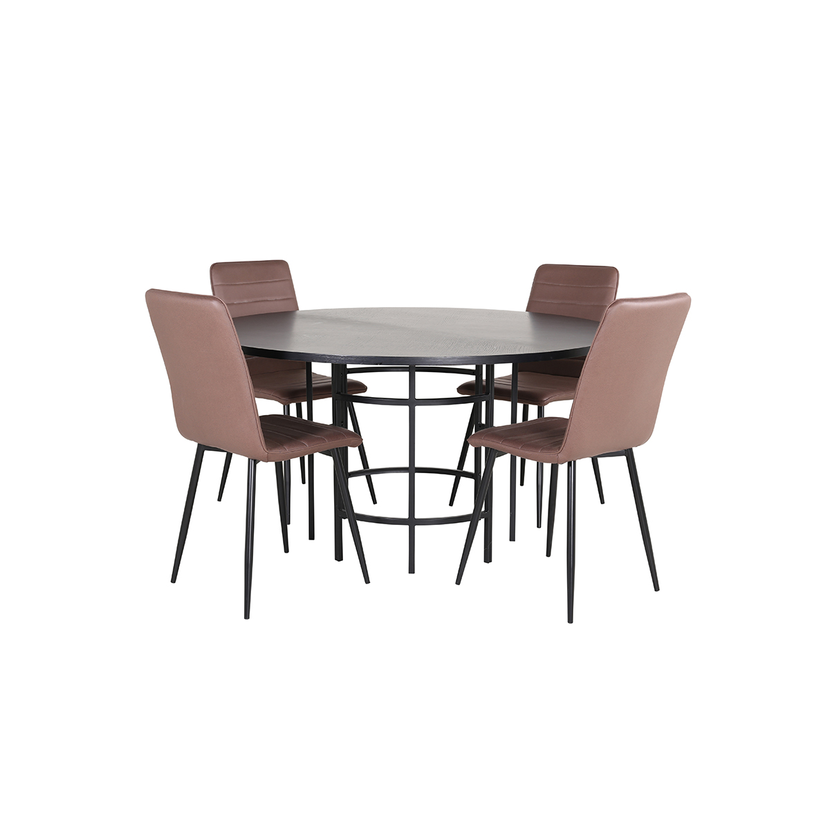 Matgrupp furniture/fashion Copenhagen Ø140 cm med 4 Windu Stolar