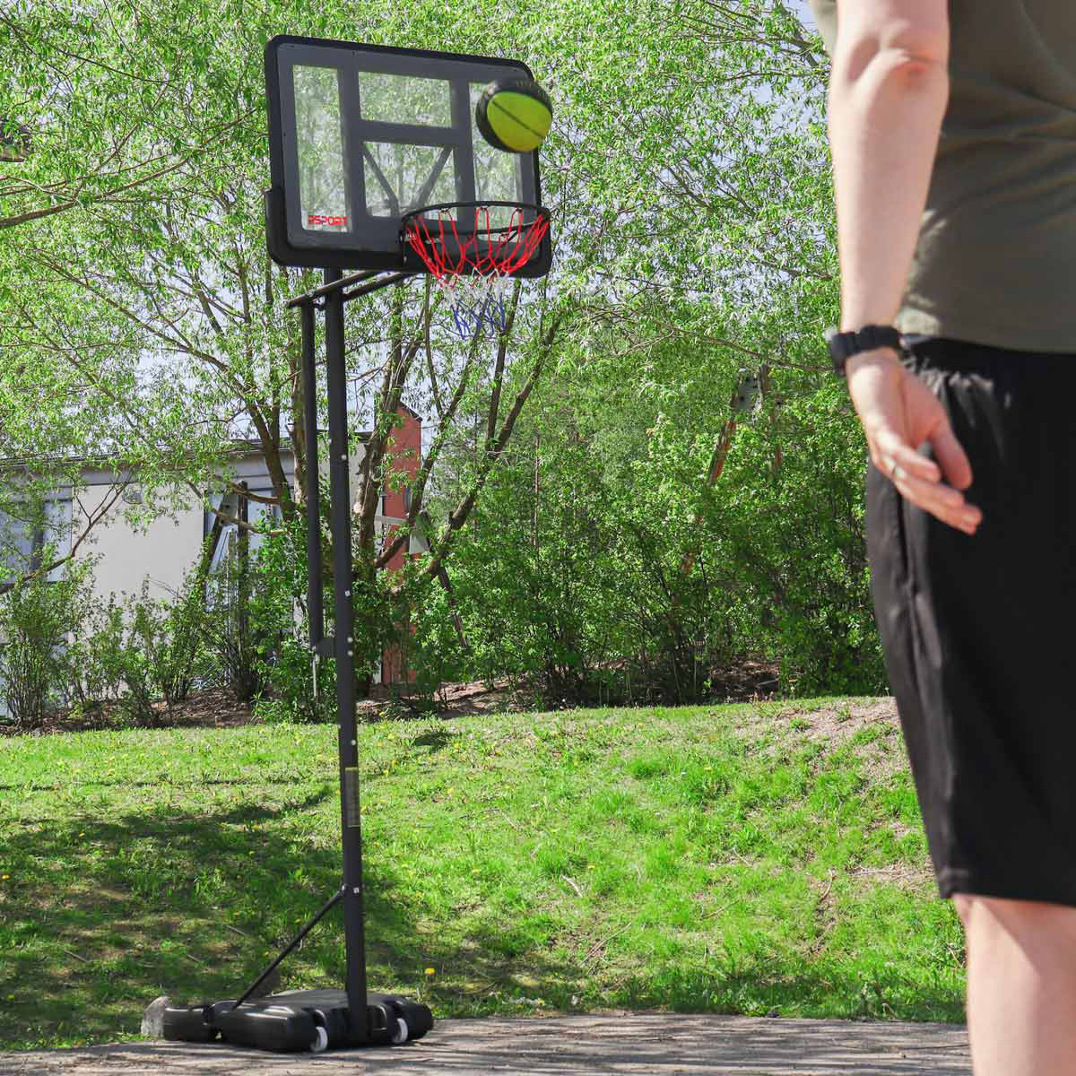 Basketställning ProSport Premium Justerbar Basketkorg, 2,3-3,05m