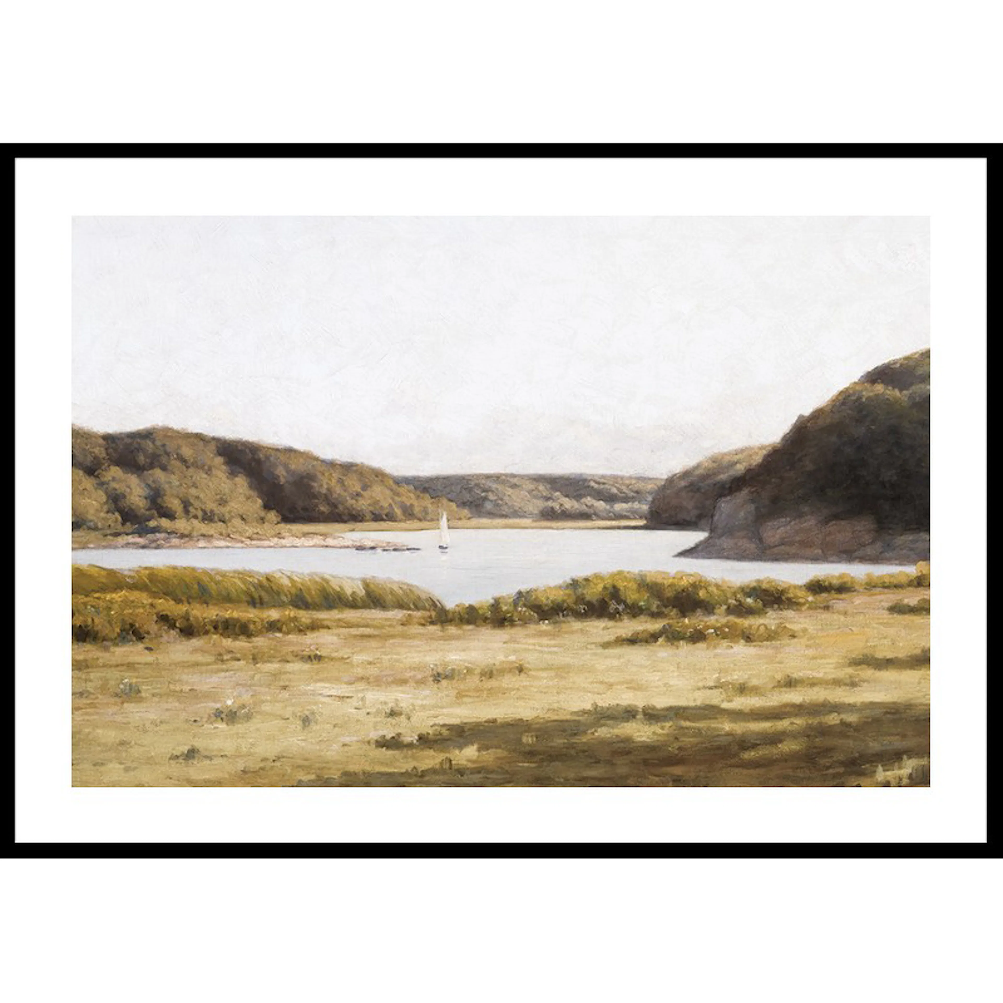 Poster Gallerix Inlet Gloucester Harbor By Richard Gruelle