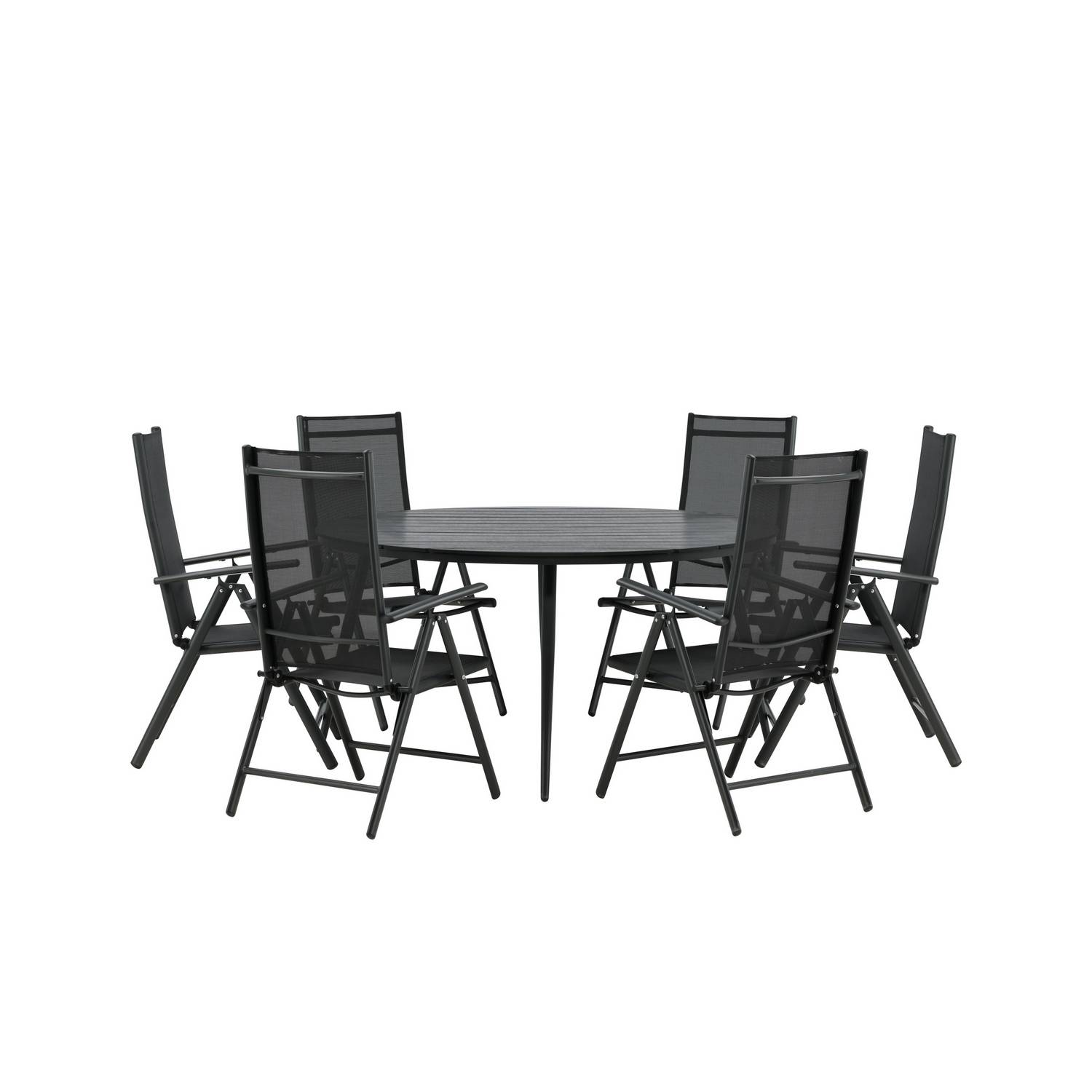 Matgrupp Venture Home Break Matgrupp Utomhus Rund 150 cm med 6 Break Positionsstol