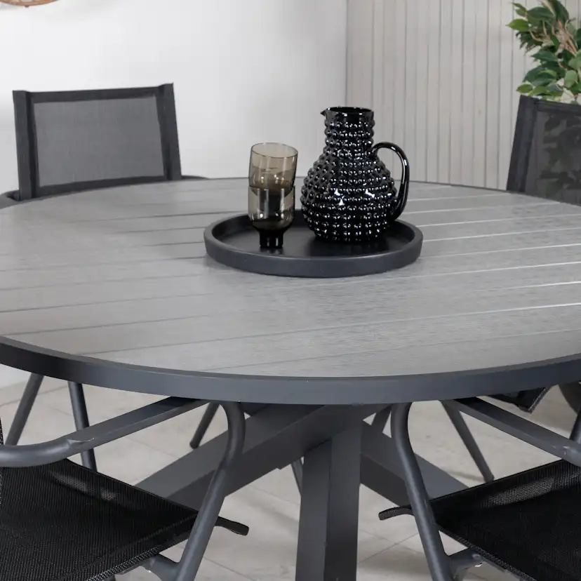 Matgrupp Venture Home Pincy med 4 Aspen Matstolar
