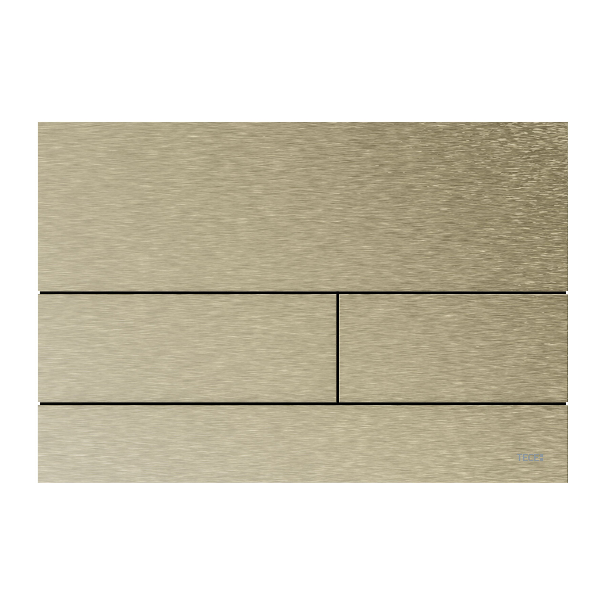 Spolknapp TECE Square PVD-Belagd Extra Platt Design