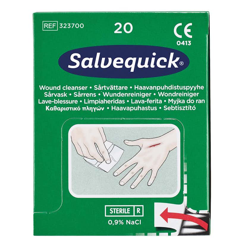 Sårtvättare Salvequick Salvequick 20 st